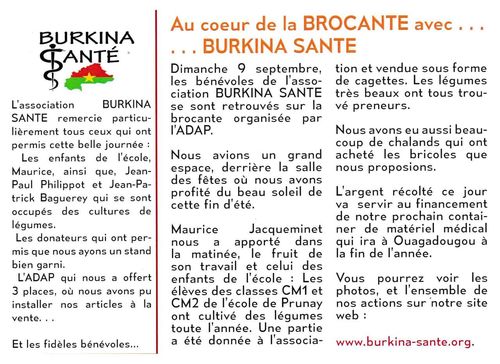 Article paru dans l'Écho de Prunay d'octobre  2018.