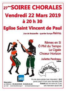 27 ème soirée chorales Burkina Entraide