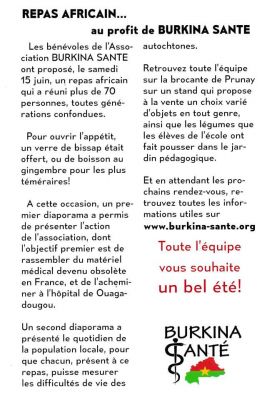 Echo Prunay de juillet 2019