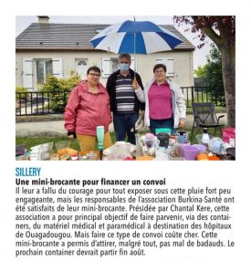 Article paru dans l'Union du mercredi 14 juillet.