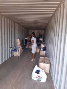 Notre précédent container est presque vide.
