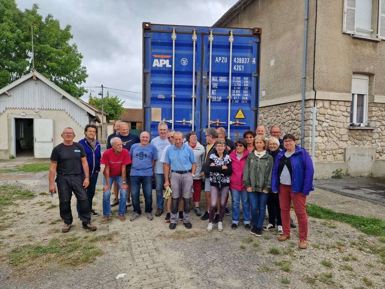 L'envoi de notre quatrième conteneur