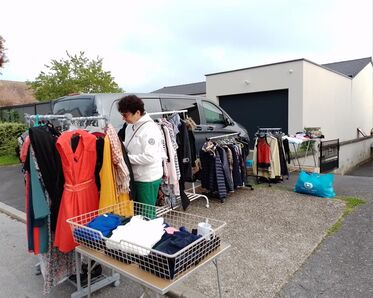 Notre brocante solidaire du 14 mai 2023.