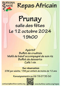 Soirée repas Africain  2024