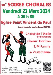 30 ème soirée chorales Burkina Entraide