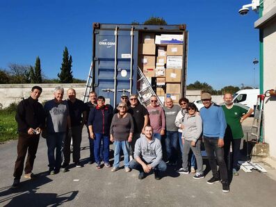 L'envoi de notre 5ème conteneur