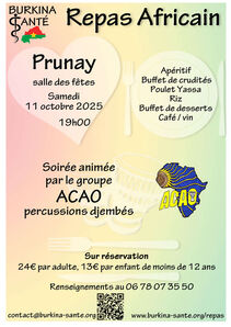 Soirée repas Africain  2025
