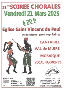31 ème soirée chorales Burkina Entraide