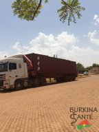Arrivé de notre premier conteneur à Ouagadougou